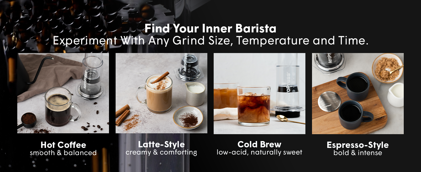 Brew 100s of recipes with AeroPress
