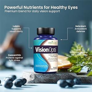 Vision Opti eye vitamin formula with lutein zeaxanthin zinc and selenium