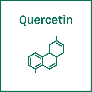 quercetin and a chemical icon
