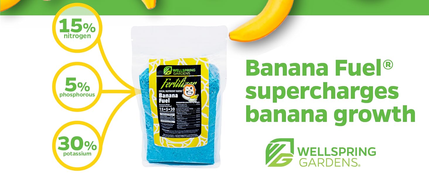 Falling bananas with Banana Fuel Fertilizer in the center