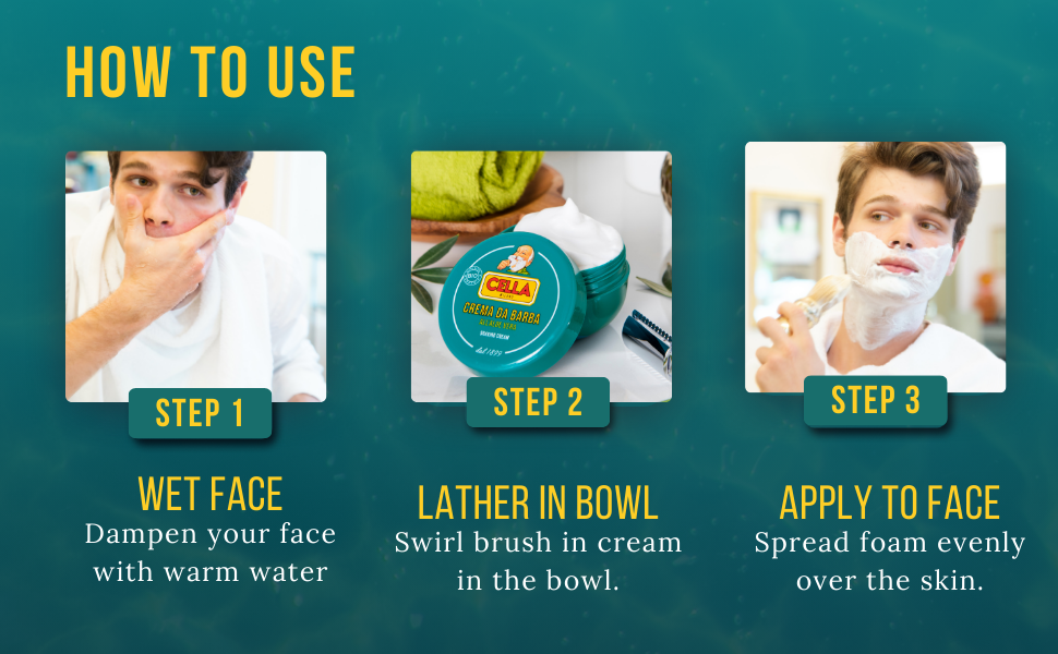 Organic Shaving Cream In Bowl