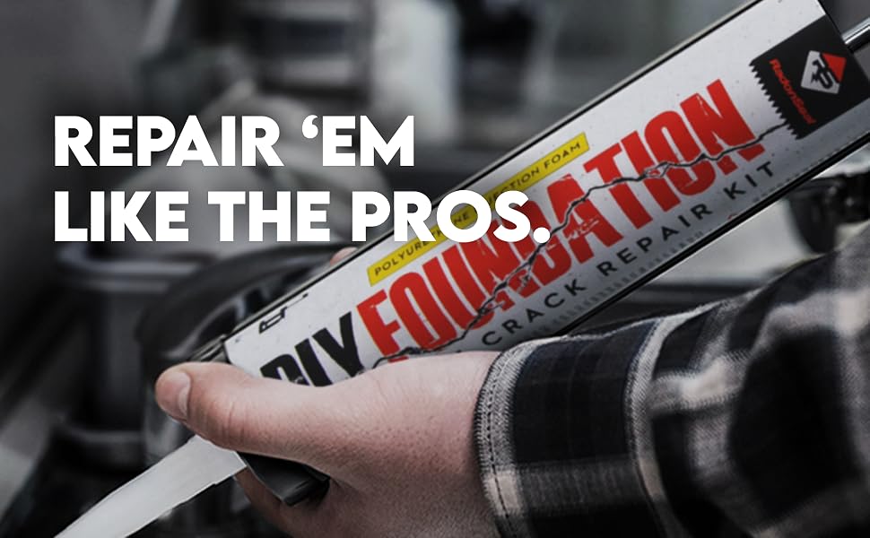concrete, cement, crack, repair, water, leak, basement, crawlspace, epoxy, urethane, foam, RadonSeal