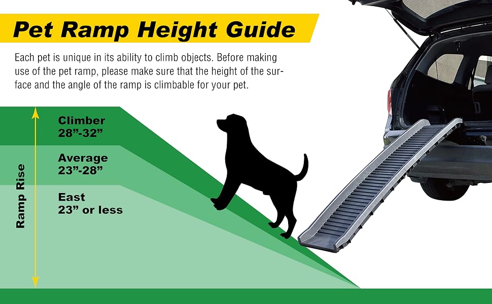 dog ramp folding portable pet ramp non slip car suv couch bed senior small