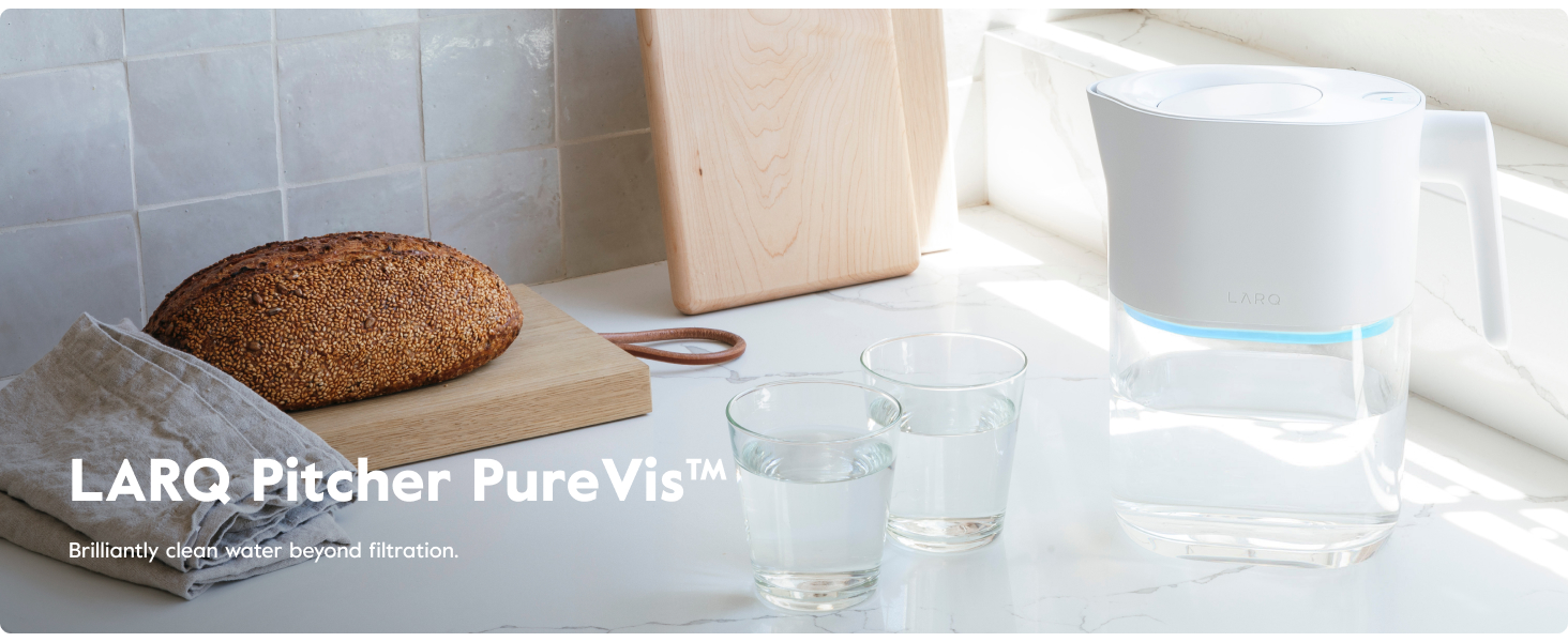 LARQ Pitcher PureVis sleek design and advanced water purification technology for healthier hydration