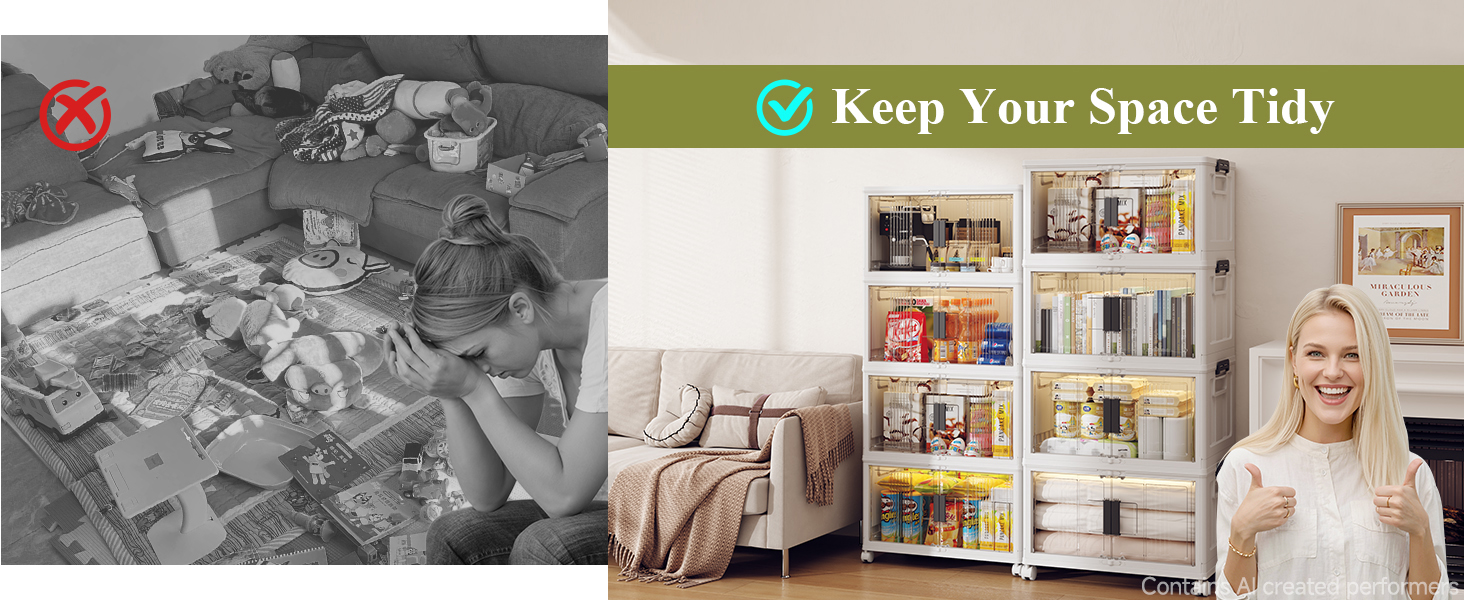 storage bins with lids