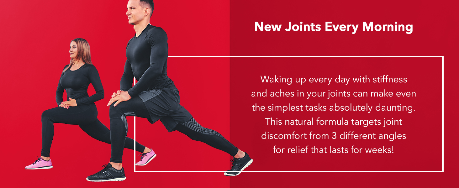 Fast-acting joint support with ApresFlex and botanicals to reduce stiffness