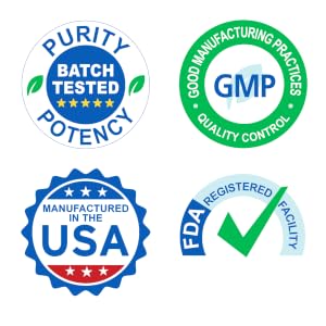Manufactured in the USA in GMP labs FDA registered highest potency and purity resveratrol supplement