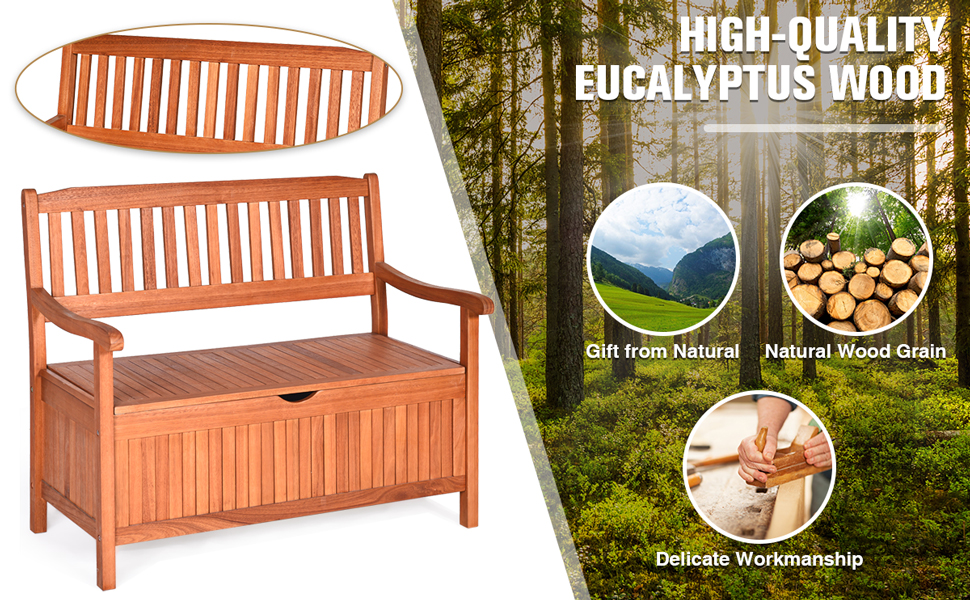 patio love seat with storage