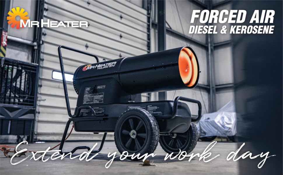 mr. heater;forced air kerosene;forced air diesel;outdoor heater;convection heater