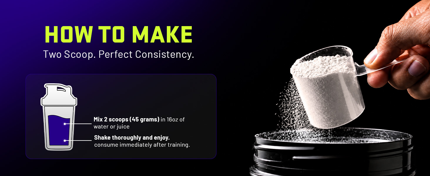 carbohydrate powder for endurance training