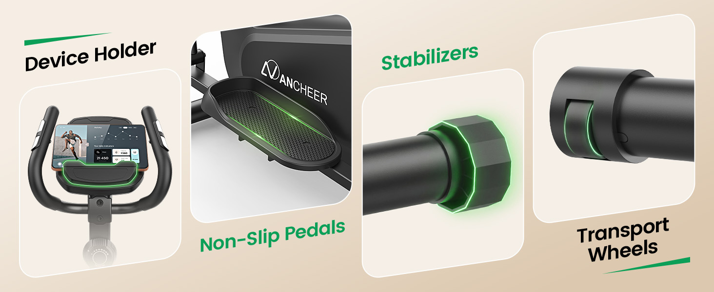ANCHEER Elliptical exercise machine for home