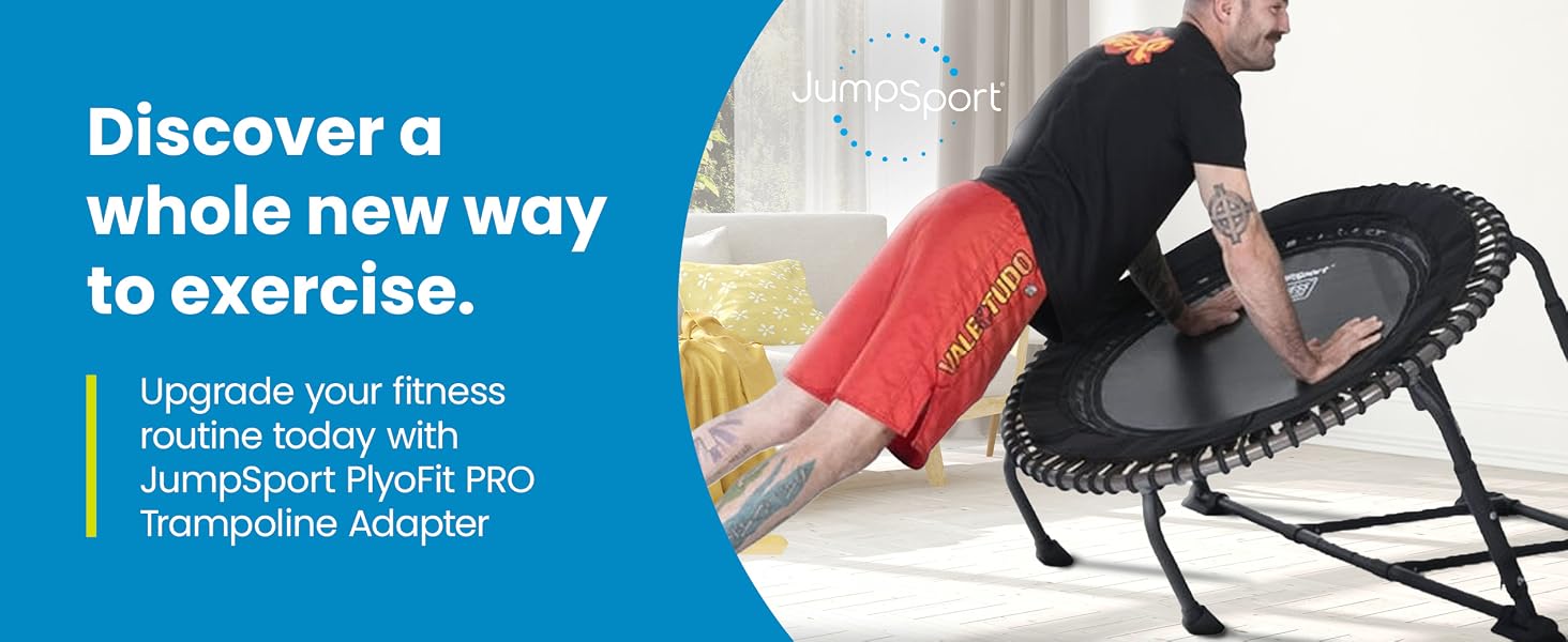 Upgrade your fitness routine today with JumpSport PlyoFit Pro Trampoline Adapter