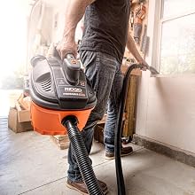RIDGID VAC, SHOP VAC, SHOP VACUUM, WET DRY VAC, GARAGE VACUUM, CAR CLEANING, VAC4000