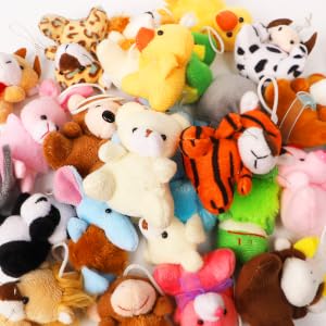 Mini Animal Plush Toy Set