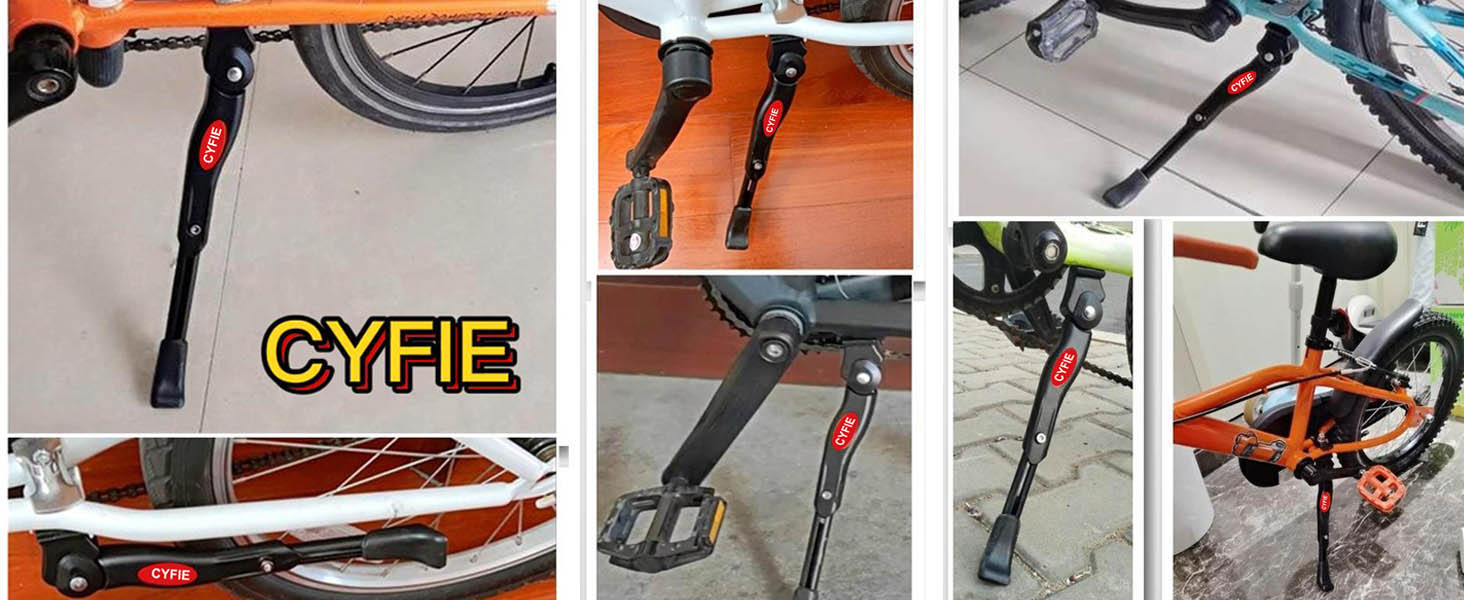 Cyfie kickstand for kids bike 16 inch kids bike kickstand 18 inch kids kickstand 16 inch bike