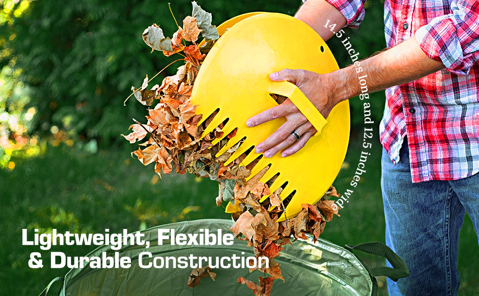 Lightweight, Flexible &amp; Durable Construction 14.5 inches long and 12.5 inches wide