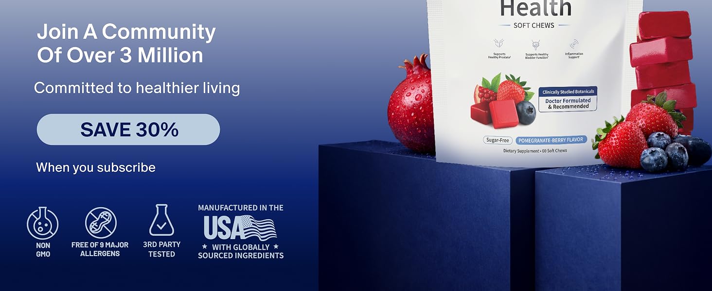 quality and subscribe and save third party tested free of 9 major allergens