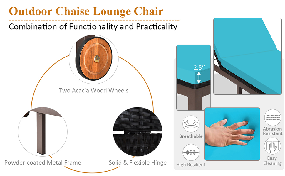wicker chaise