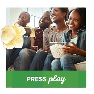 Enjoy movie night with Orville Redenbacher’s SmartPop! 94% fat free popcorn