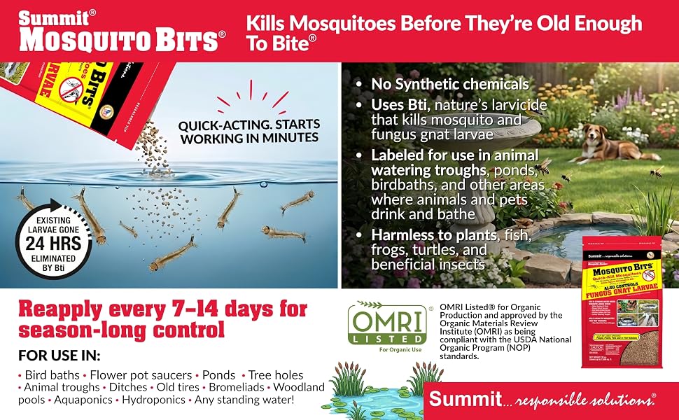 mosquito dunks bits bti misquoted granules pack tougher than tom repellent tnt bucket larvicide