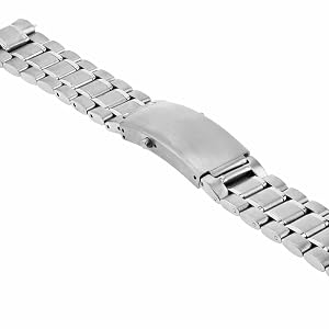 Watch Band Solid Link Compatible With Omega Bracelet Speedmaster Moonwatch 3570 1861 Stainless Steel