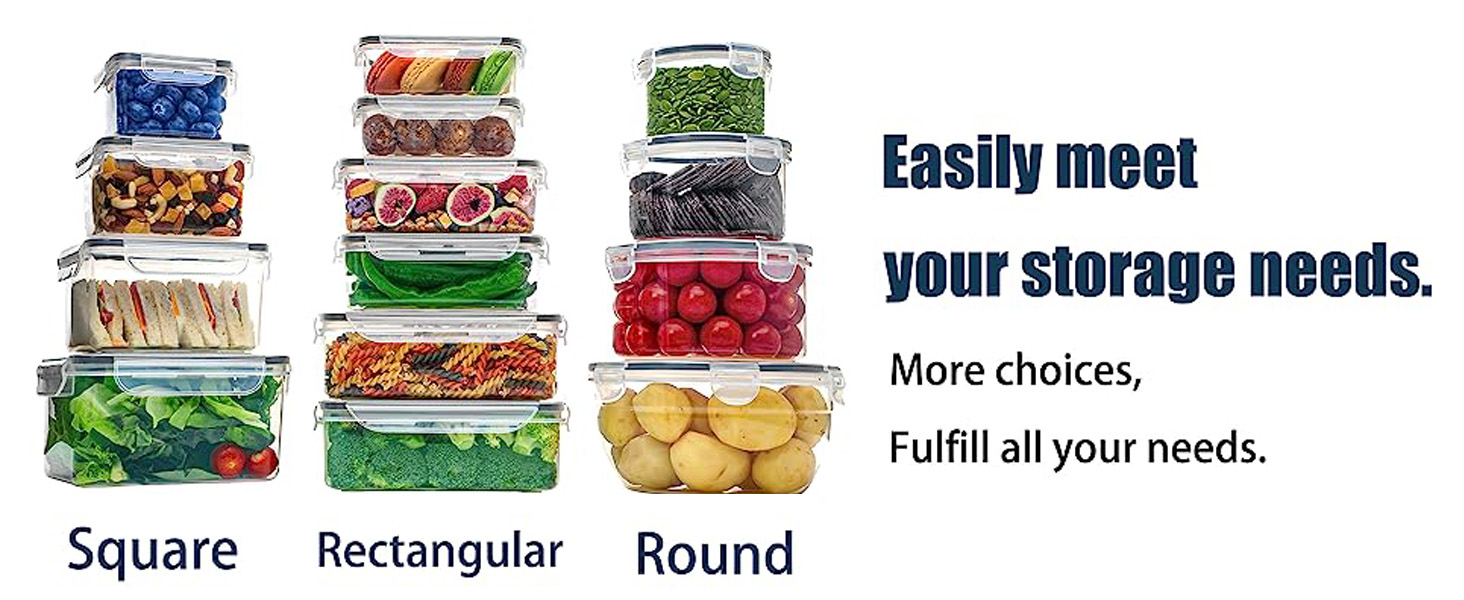 freezer food storage containers
