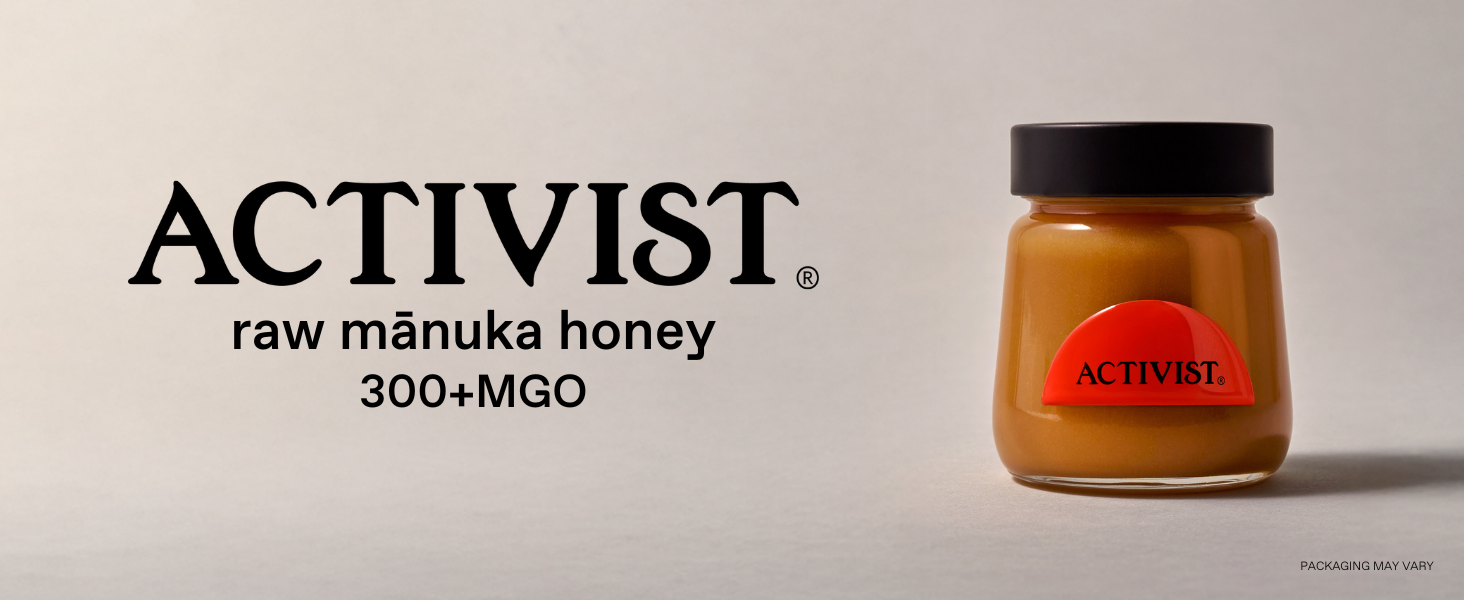ACTIVIST Raw Mānuka Honey 300+MGO (minimum of 300mg of Methylglyoxal per kg)