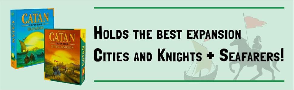 Organizer for Catan and extensions Seafarers expansion Cities and Knights
