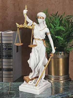 Themis Justice Bonded Marble Statue