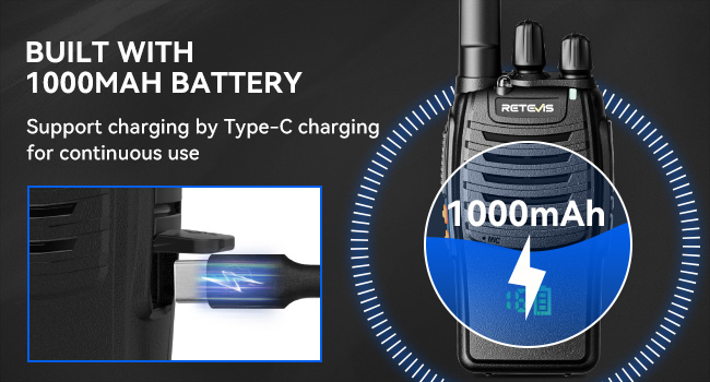 two way radios long range rechargeable