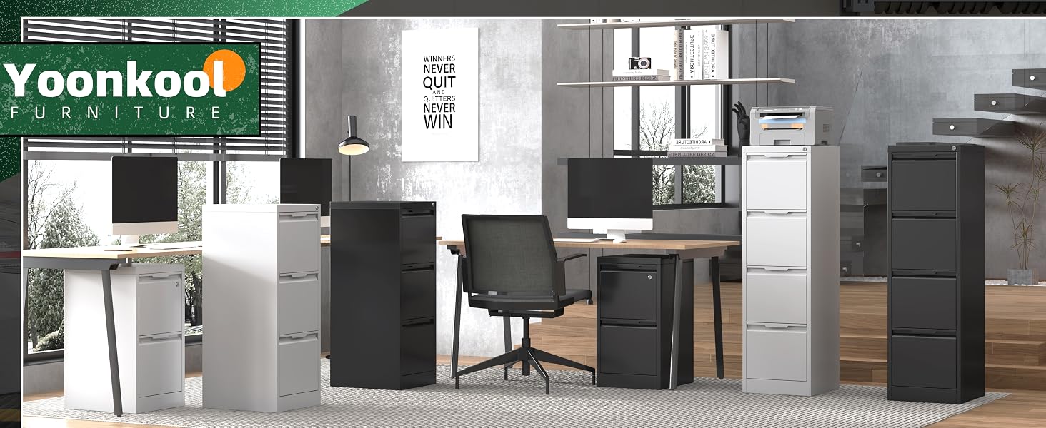 yoonkool 3 drawer file cabinet