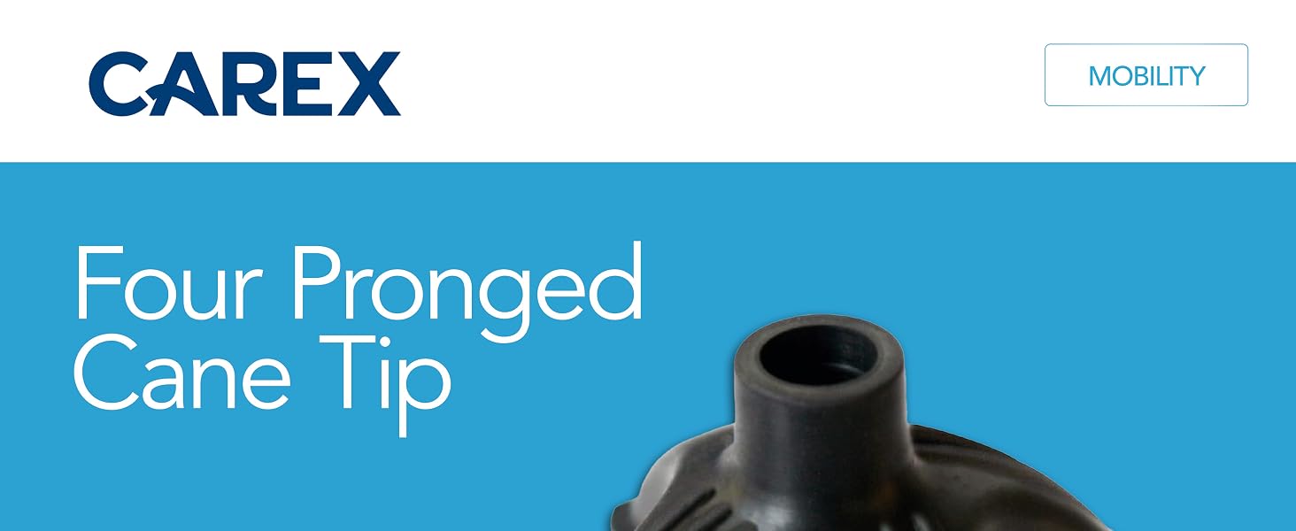 Four Pronged Cane Tip