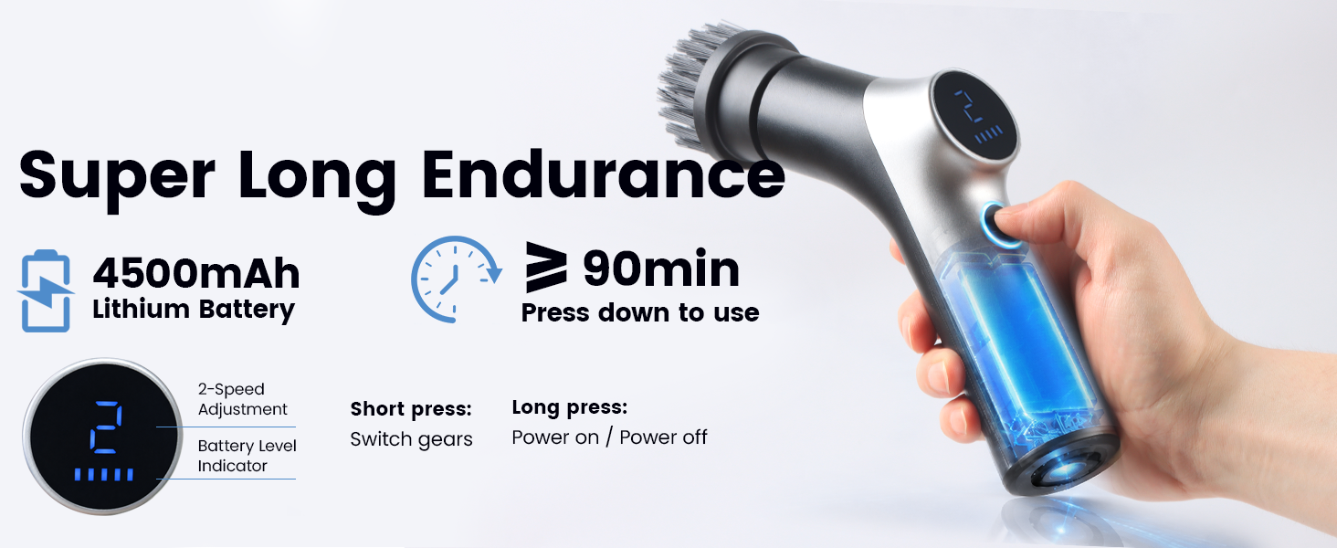 electric scrubber for cleaning