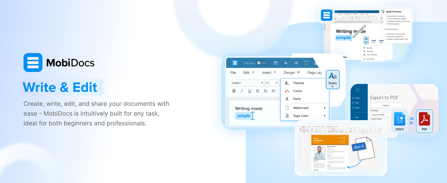 MobiDocs - Write &amp;amp; Edit