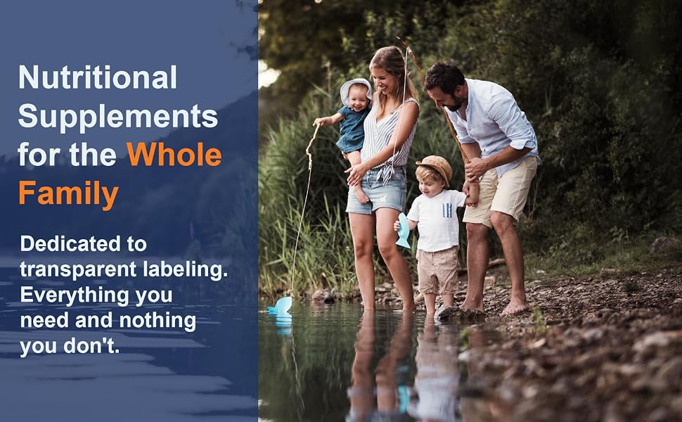 nutritional vitamin supplements for the whole family