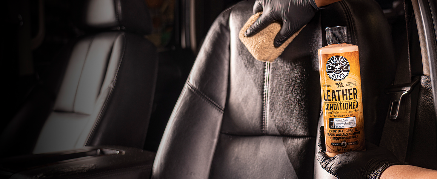 Two-step leather cleaner and conditioner for long-lasting softness and fresh look on all surfaces.