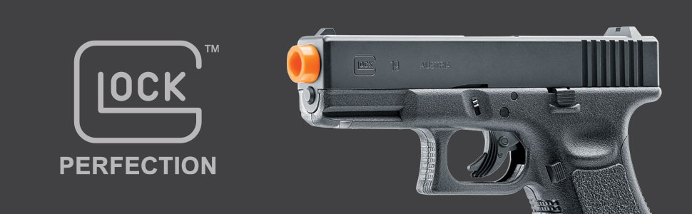 Umarex, UX, GLOCK, G19, Gen3, Airsoft pistol, magazine, 6mm airsoft, plastic BBs, 11 rounds