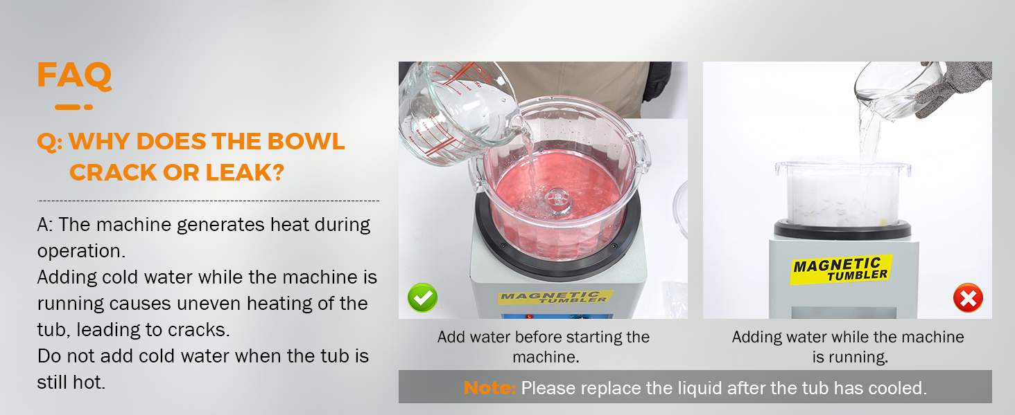 magnetic tumbler for jewelry polishing