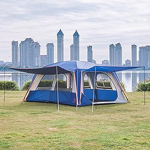 KTT Awning Tent Blue