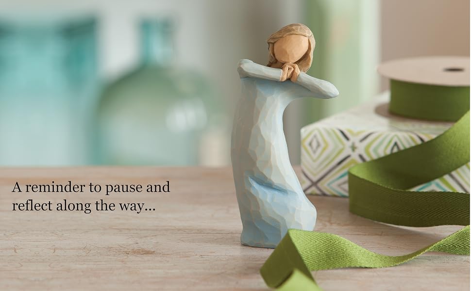 Ready to display on table or shelf. To clean, dust with soft brush or cloth.