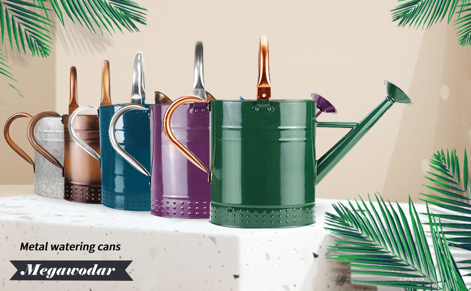 one gallon metal watering can galvanized steel garden water can