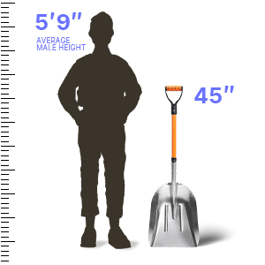 snow shovel metal