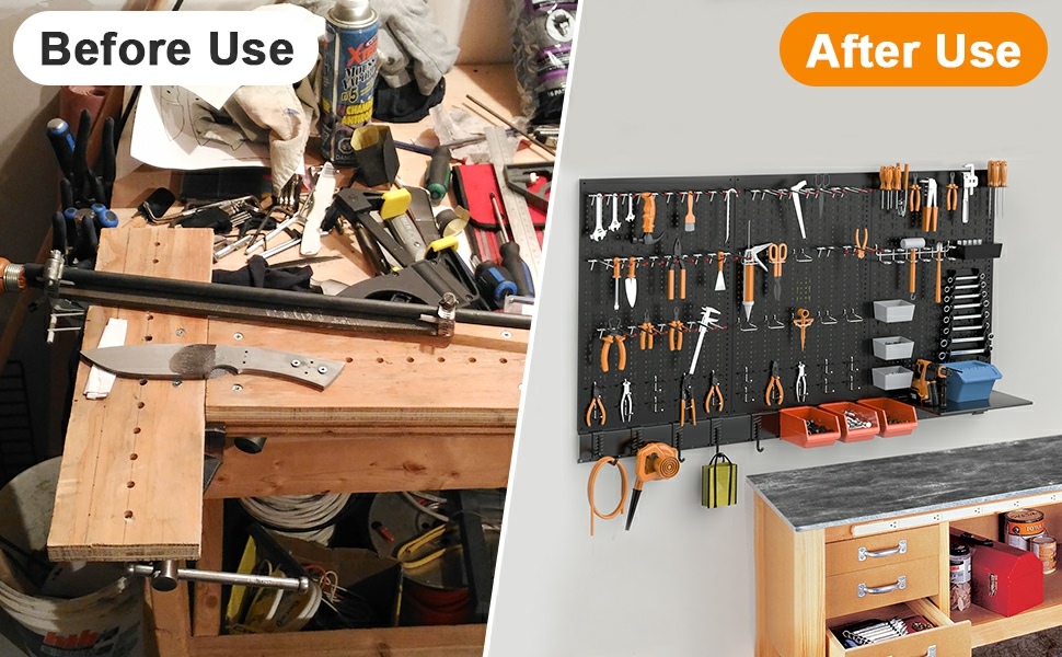 pegboard tool organizer