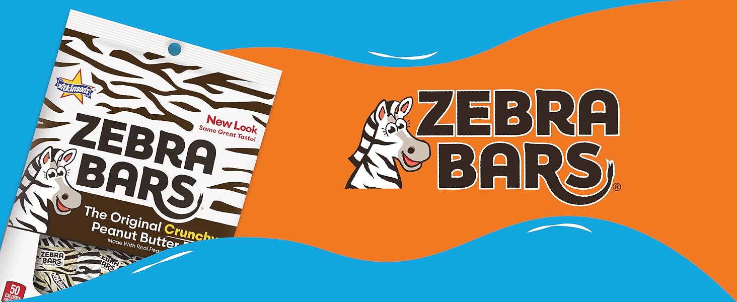 Atkinson candy zebra bars, peanut butter bars