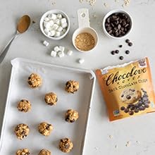 baking cookies with chocolove chips