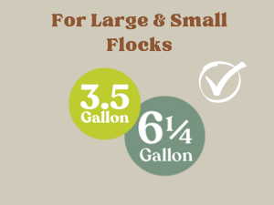 comes in small and large for your backyard birds