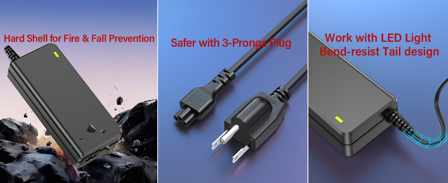 12V Replacement Charger Cord for ARCADE1UP Arcade 1up All Riser Cocktail Table
