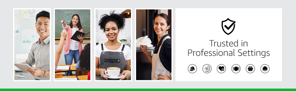 people in various professional occupations