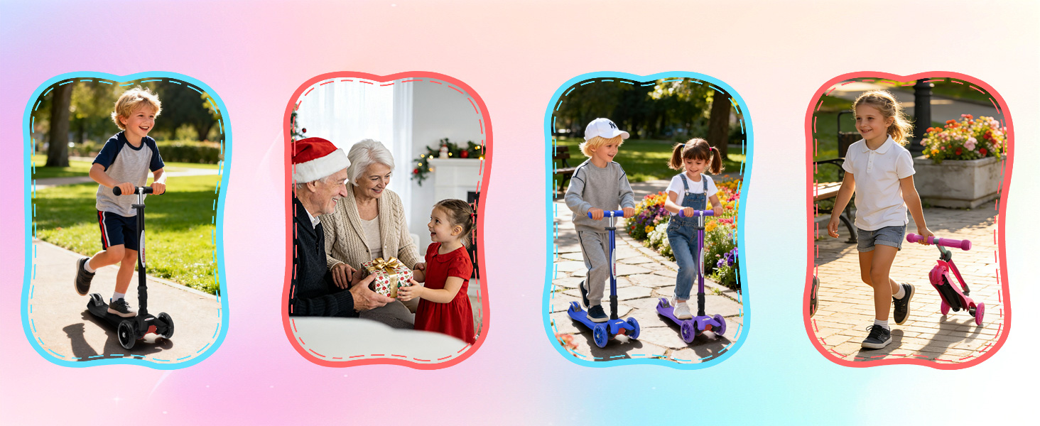 ChromeWheels Foldable Scooters for Kids