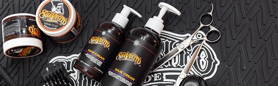 Suavecito hair cream, leave in conditioner, hair lotion, light hold, medium shine